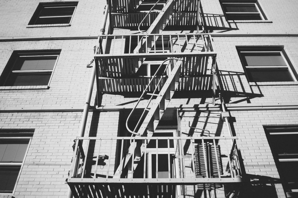 stairs-black-and-white-fire-escape-fire-ladder