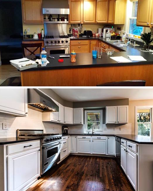 kitchen cabinet painting services